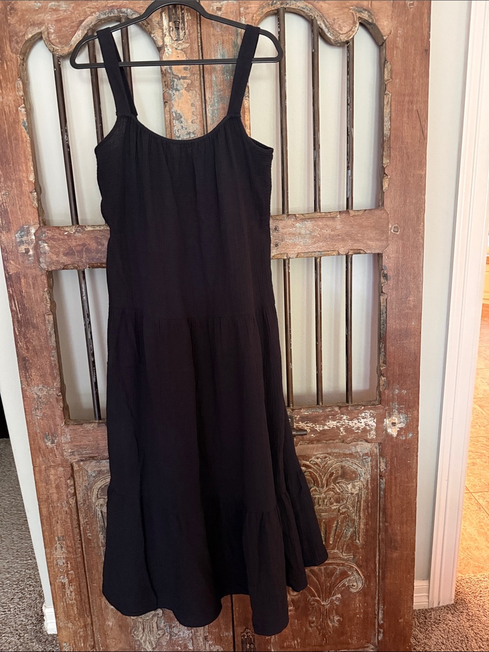BB Dakota Black Sleeveless Maxi Dress